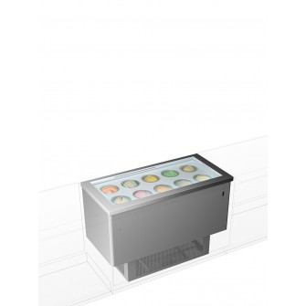 Vitrina expositora de gelados DOLCE VITA IN VISTA