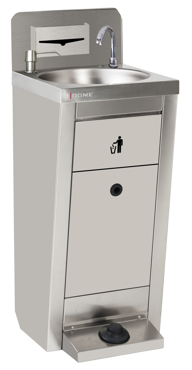 Pio lava mãos portátil autónomo Steel C400 WPAE | Eduardo Verde