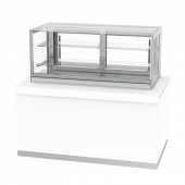 Mesa Buffet vitrines Infrico com vidro frontal 