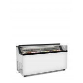 Vitrina expositora de gelados Flat cor Branca